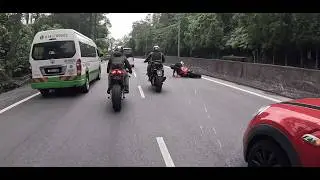 Ducati V4 Crash | Genting Downhill | M1000XR | S1000RR