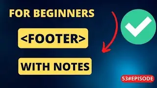What is footer in Website and how we can make a footer in html|Html 5 in hindi - urdu|episode|