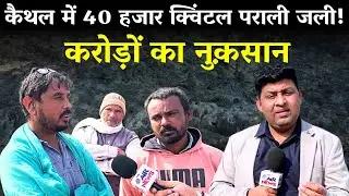 Kaithal में 40 हजार क्विंटल पराली जली ! करोड़ों का नुक़सान | The Airnews | Kaithal News | Haryana