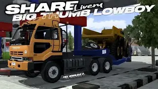 Share livery&PPL || mod bussid truck nissan diesel big thumb trailer lowboy