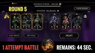 Edenian Tower 200▪️Round 5 🎮 Mortal Kombat Mobile▫️MK Mobile▫️MKM #mortalkombatmobile #mkmobile #mkm