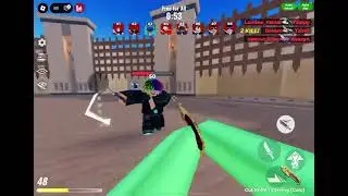 Playing knife arena 
