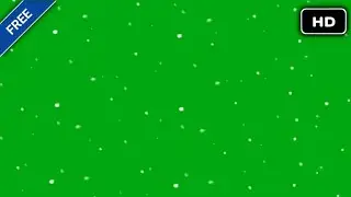 Falling Snow Green Screen effects with Slow & Fast Motions