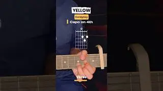 Yellow - Coldplay Guitar Tutorial | Songs for Beginners