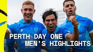 Uruguay light up Perth 🚨 | HSBC SVNS Perth 2025 | Day One Men's Highlights