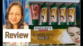 Nature's Essence Glowing Gold Facial Kit Review #NaturesEssence #NaturesDetanPower #Facial