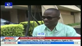 Impeached Enugu Deputy Governor To Seek Redress In Court