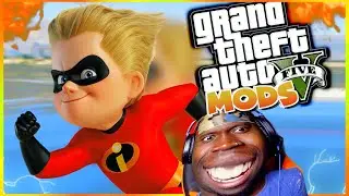 DASH IS THE FASTEST KID IN THE WORLD! (GTA 5 INCREDIBLES MOD)