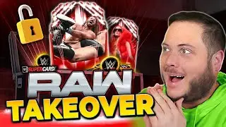 Unlocking SPECIAL RAW Takeover Cards in WWE SuperCard! 🔓 FREE Backstage Token Packs!