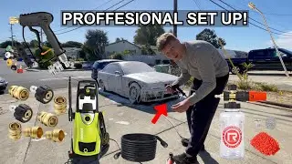 Converting my Amazon Pressure Washer into a PRO Detailing Set Up!