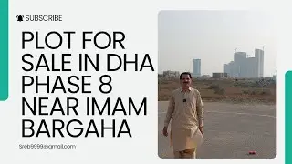 Plot For Sale In DHA Phase 8 Near Imam Bargah#dhacitykarachi #realestate #latestupdateofbahriatownk