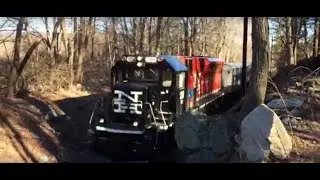 Metro North&rsquo;s Danbury Branch: Bruce Bennett Nissan Crossing (different view)