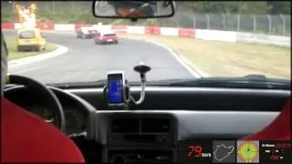 nurburgring august 2013 - crx battle against angry driver!