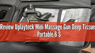 Review Uplayteck Mini Massage Gun Deep Tissue - Portable 6 Speeds Handheld Muscle Massager with 4 Ma