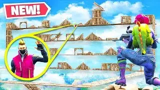*NEW* SKY DEATH RUN Custom Gamemode in Fortnite Playground Mode!