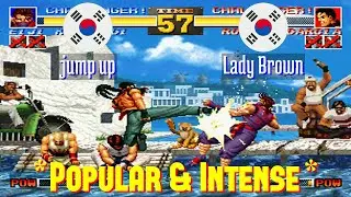 FT10 @kof95: jump up (KR) vs Lady Brown (KR) [King of Fighters 95 Fightcade] Aug 26