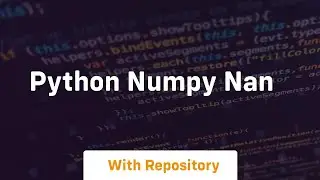 python numpy nan