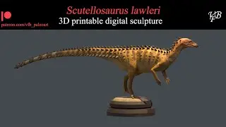 Scutellosaurus lawleri  - Statue for 3D printing