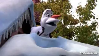 [HD] Olaf the Talking Snowman at Disneyland