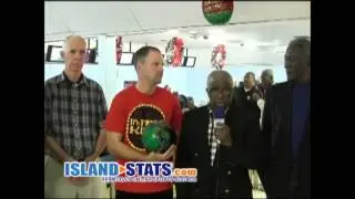 David Maycock Presented Bowling Check