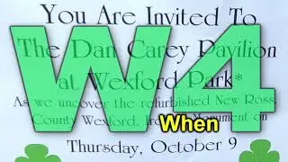 W4 News - Wexford Park Dan Carey Pavilion - 10/9/2025