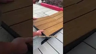Want to Save on Installation Costs? Install Deck Tiles Yourself! #wpc #deck #outdoors #garden #diy