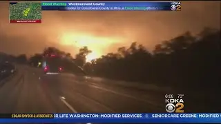 Massive Gas Line Explosion, Fire Prompt Evacuations In Center Twp.
