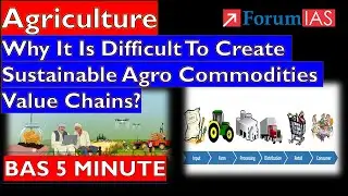 Agriculture: Why It Is Difficult To Create Sustainable Agro Commodities Value Chains? | Forum IAS |