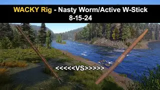 Russian Fishing 4, WACKY Rig - Nasty Worm/Active W-Stick 8-15-24