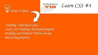 Learn CSS - Padding related properties