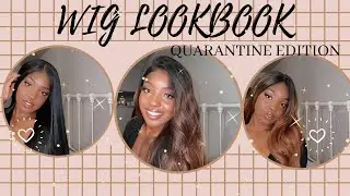Let's Be Quarantined & Cute! | Janet Collection HD Melt Lace Wig Look Book| Babzyings
