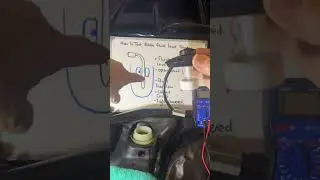 Как проверить датчик уровня тормозной жидкости.