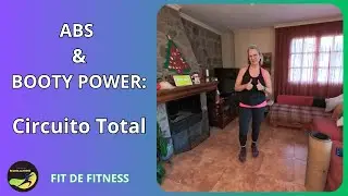 ABS & BOOTY POWER WORKOUT 🔥  CIRCUIT TOTAL A CASA 🔥