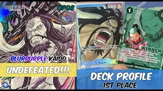 UNDEFEATED BLURPLE KAIDO DECK PROFILE | One Piece Card Game OP08