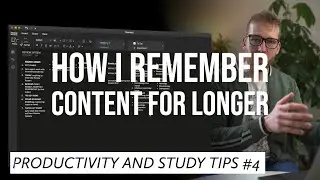How To Remember What You Learn | Productivity and Study Tips #4