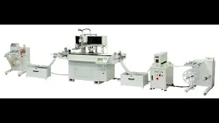 High Speed Lable Screen Printing Machine Roll to Roll Printer for two colors