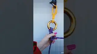 Anchor knot #ropeaccesstechnician #ropeaccess #alpinisme #safety #vigilidelfuoco #survival #knot