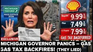 Michigan Governor PANICS as Gas Tax Backfires - Mass Exodus 2026 (THEY LIED)