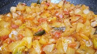 Cucumber tomato curry / cucumber recipe / how to make cucumber curry / dosakaya tomato curry