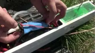 [RC][BOAT][EP]Zipp Kits JAE 21FE Outrigger Friend's TAMA River. (burst Lipo)