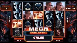Microgaming - Terminator 2 - Free Spins with min Bet and MegaWin