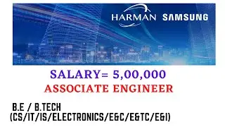 🔴 harman software engineer |  off campus drive for 2021 batch | off campus recruitment 2021 batch