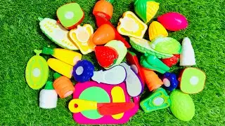 3 Minutes Fruit And Vegetables Candy Cutting Video with M&M's & Magic ASMR