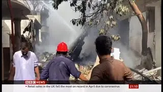 Karachi plane crash (Pakistan) - BBC News - 22nd May 2020