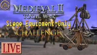 ARTILLERY ONLY - Medieval 2 Total War // Live