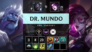 Dr. Mundo Support vs Morgana - KR Master Patch 25.17