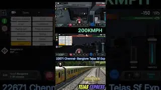 22671 tejas on 200kmph speed across a signal #train #200kmph #tejasexpress