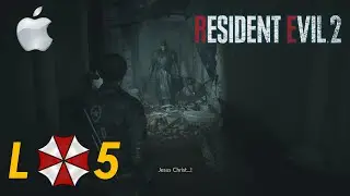 Resident Evil 2 Remake - MacBook Pro Leon's Gameplay - Part 5: Mr. X Is Gon' Give It To Leon