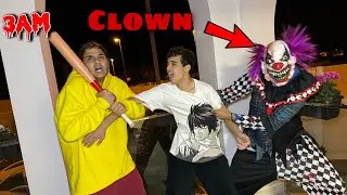 un clown terreur nous poursuit😳