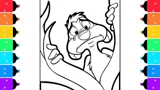 Coloring Timon from Disney&nbsp;Lion King Coloring Book